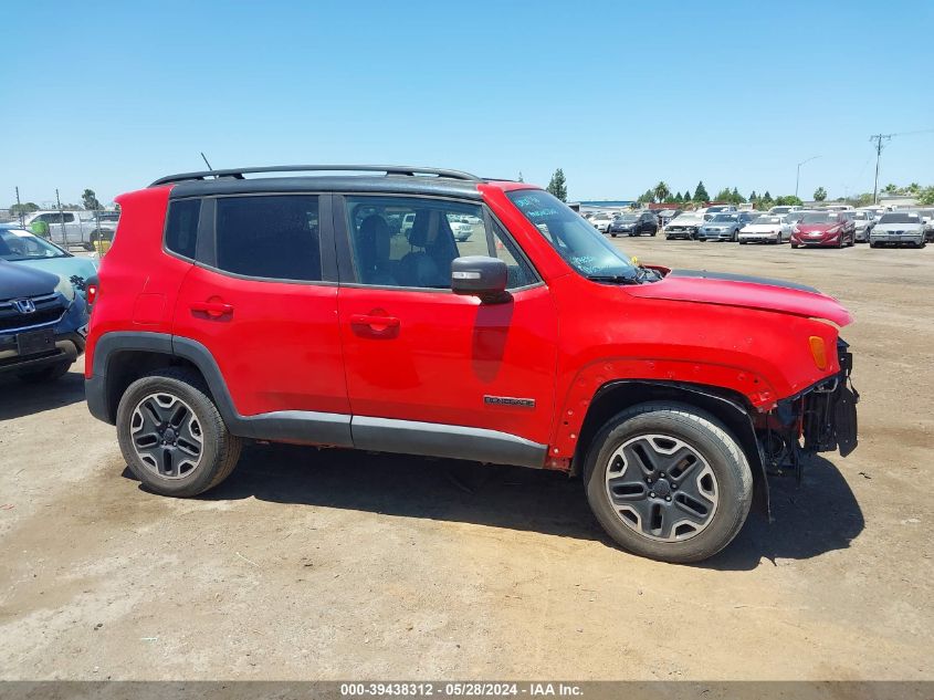 2016 Jeep Renegade Trailhawk VIN: ZACCJBCT8GPD29870 Lot: 39438312