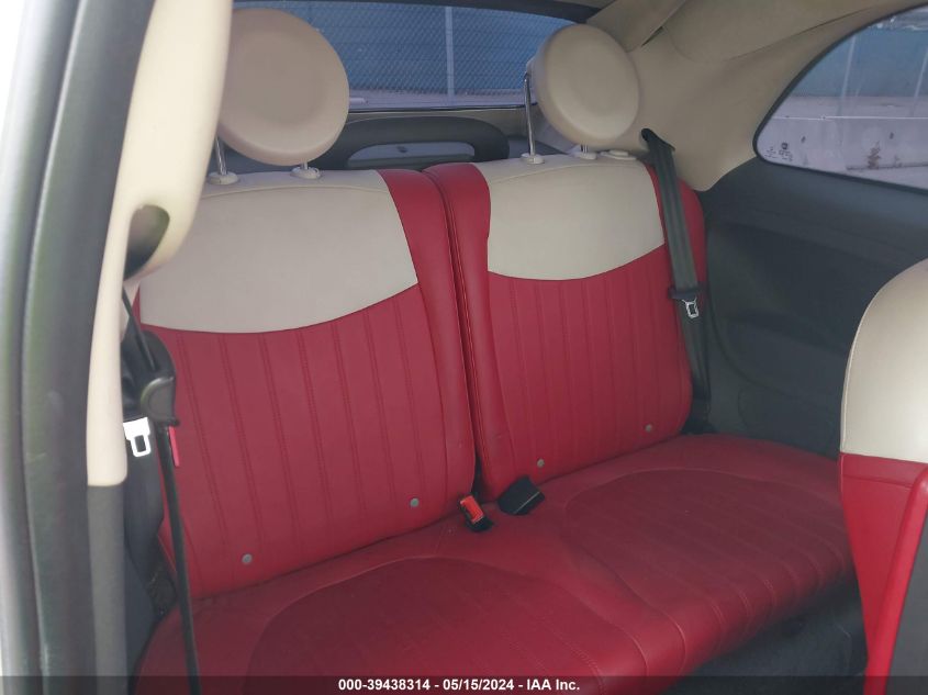 2015 Fiat 500C Lounge VIN: 3C3CFFER3FT576297 Lot: 39438314