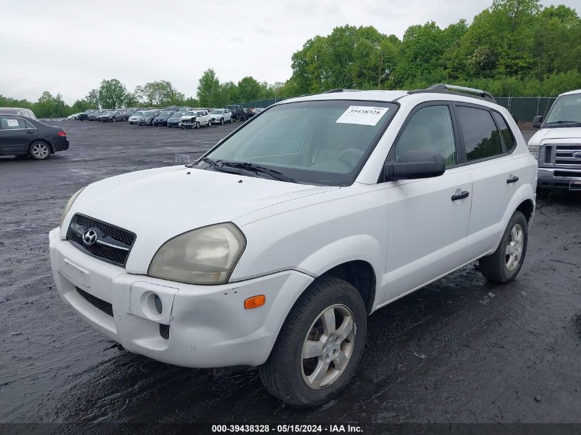 2007 Hyundai Tucson Gls VIN: KM8JM12B87U649671 Lot: 39438328