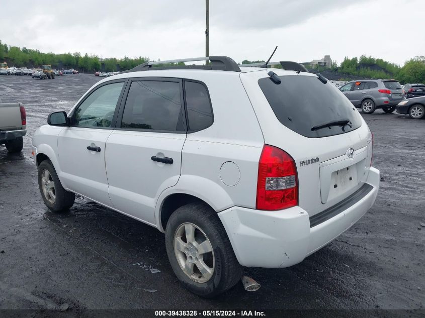 2007 Hyundai Tucson Gls VIN: KM8JM12B87U649671 Lot: 39438328