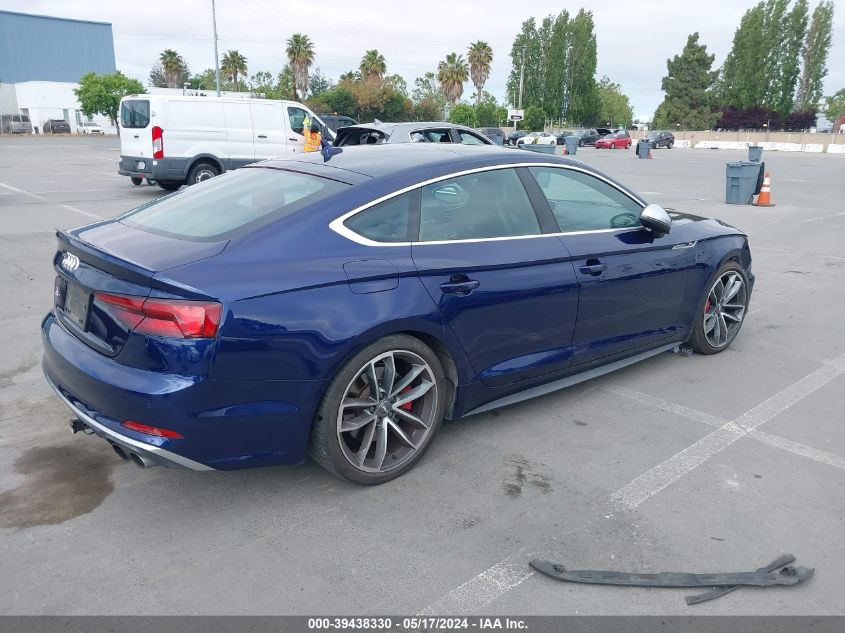 2018 Audi S5 3.0T Premium Plus VIN: WAUB4CF53JA045766 Lot: 39438330