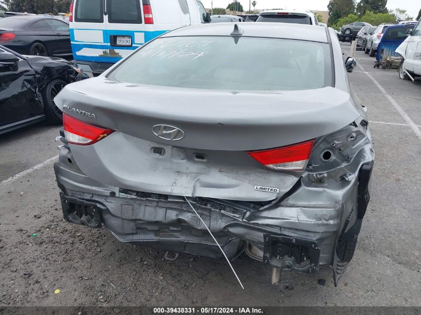 2012 Hyundai Elantra Limited (Ulsan Plant) VIN: KMHDH4AE2CU353425 Lot: 39438331