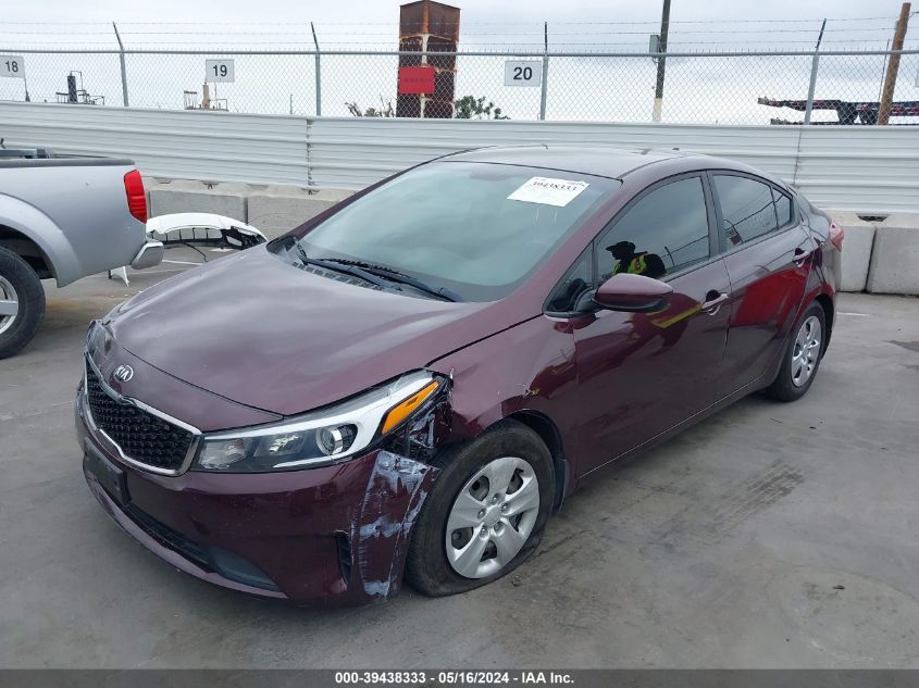 2017 Kia Forte Lx VIN: 3KPFL4A73HE053802 Lot: 39438333