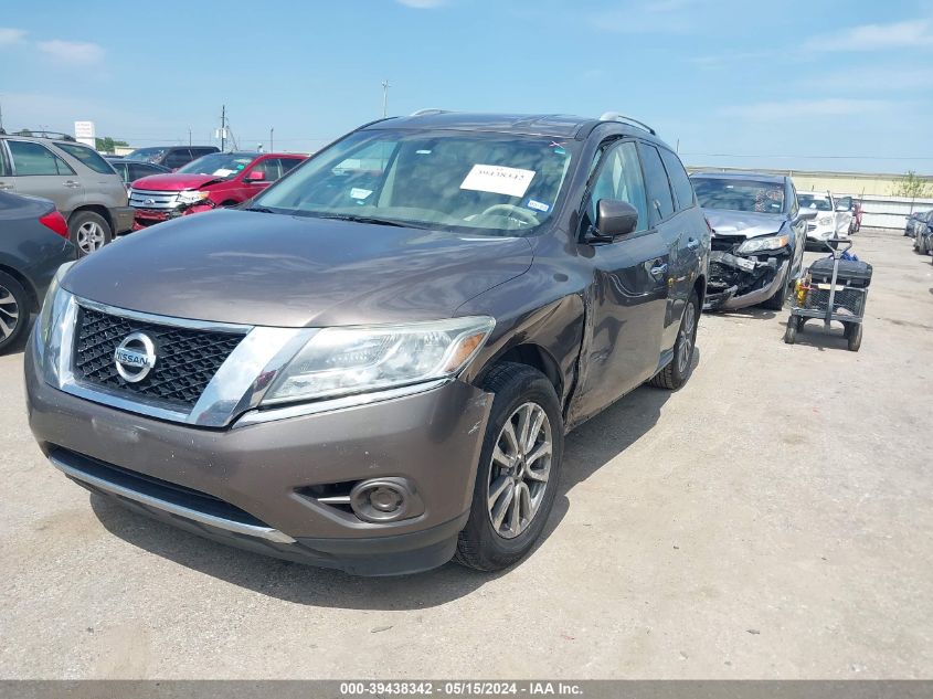 2015 Nissan Pathfinder S VIN: 5N1AR2MN8FC682141 Lot: 39438342