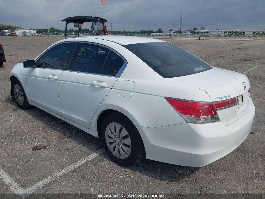 2012 Honda Accord Lx VIN: 1HGCP2F36CA089255 Lot: 39438355