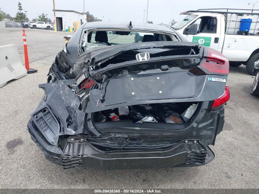 2018 Honda Clarity Plug-In Hybrid VIN: JHMZC5F19JC008530 Lot: 39438360