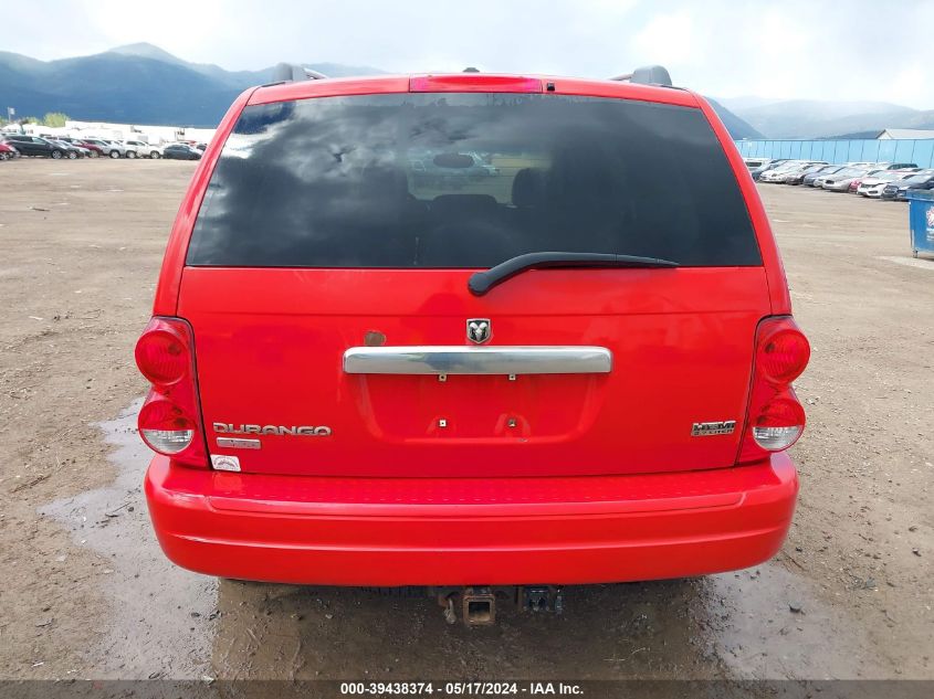 2006 Dodge Durango VIN: 1D48B58256F169794 Lot: 39438374