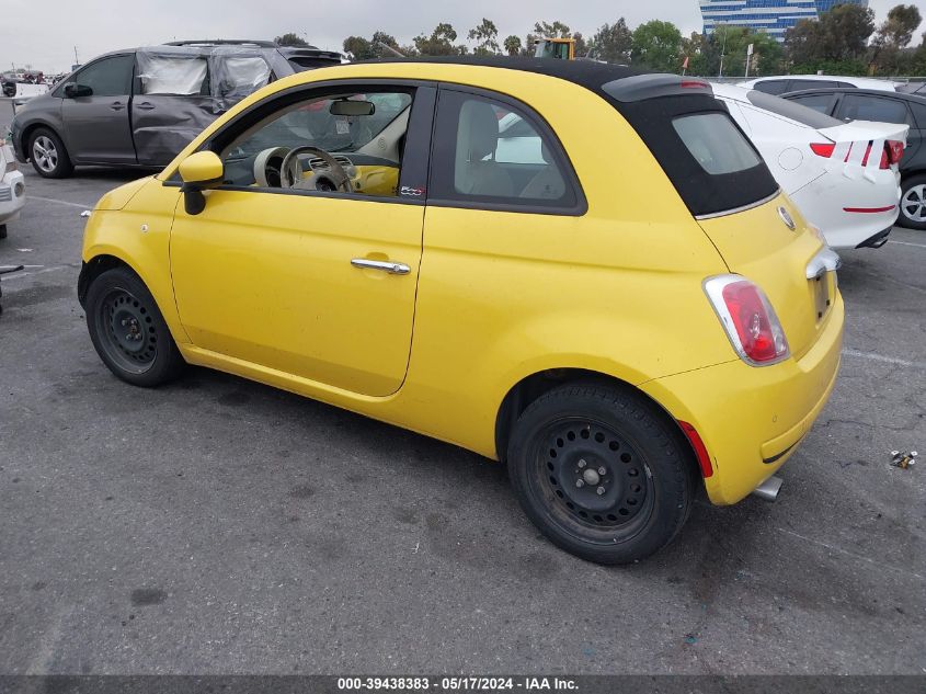 2015 Fiat 500C Pop VIN: 3C3CFFDRXFT756846 Lot: 39438383