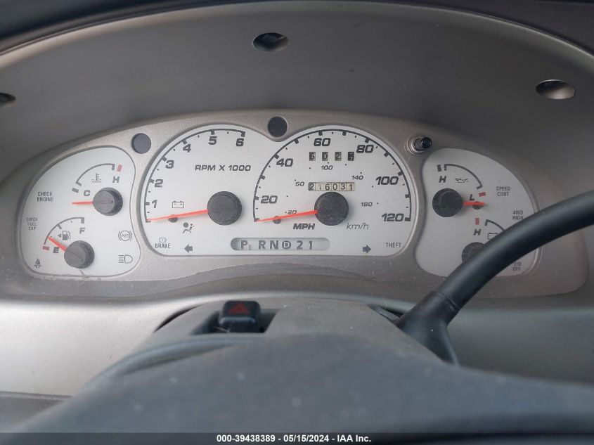 2001 Ford Explorer Sport Trac VIN: 1FMZU77E71UC29254 Lot: 39438389