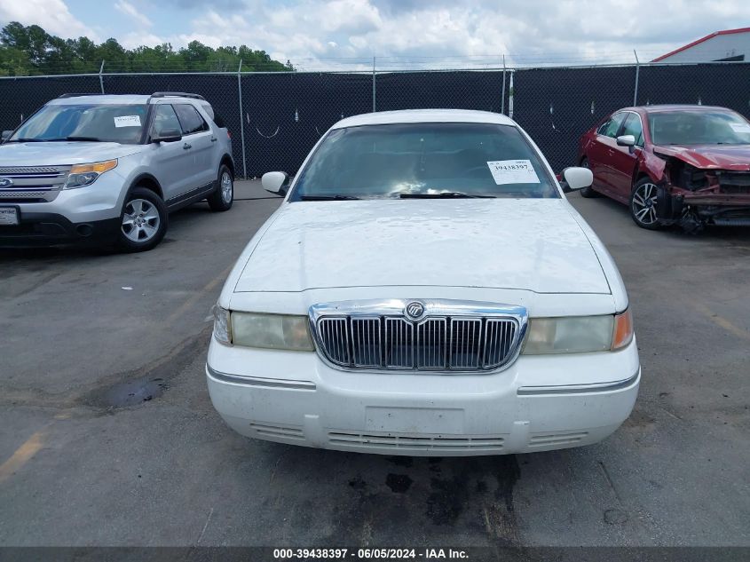 2000 Mercury Grand Marquis Gs VIN: 2MEFM74W4YX609402 Lot: 39438397