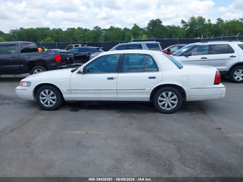 2000 Mercury Grand Marquis Gs VIN: 2MEFM74W4YX609402 Lot: 39438397