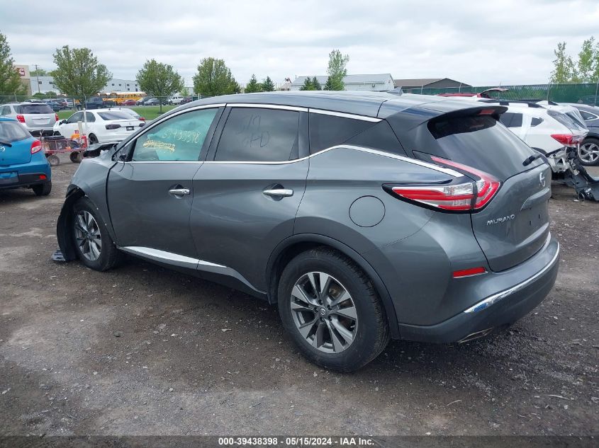 2015 Nissan Murano S VIN: 5N1AZ2MH1FN234208 Lot: 39438398