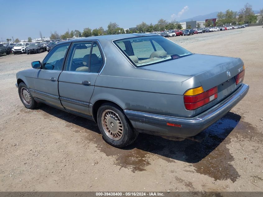 1989 BMW 735 I Automatic VIN: WBAGB4317K3214065 Lot: 39438400