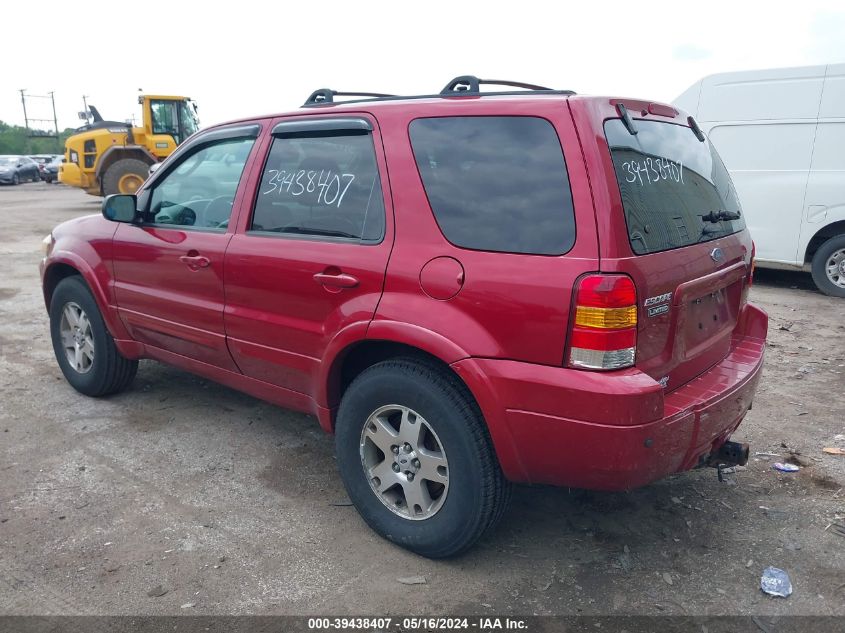 2005 Ford Escape Limited VIN: 1FMYU941X5KA86746 Lot: 39438407