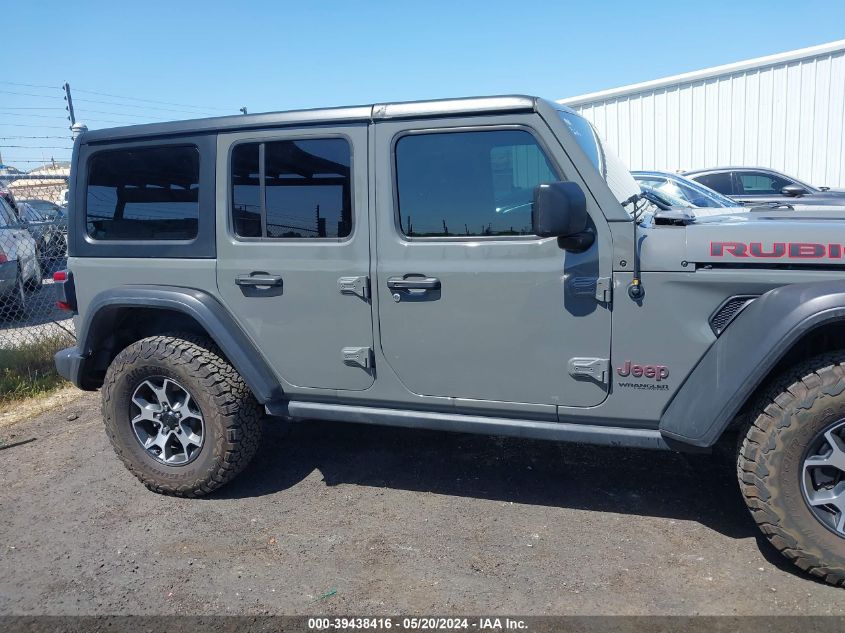 2021 Jeep Wrangler Unlimited Rubicon 4X4 VIN: 1C4HJXFG8MW597513 Lot: 39438416