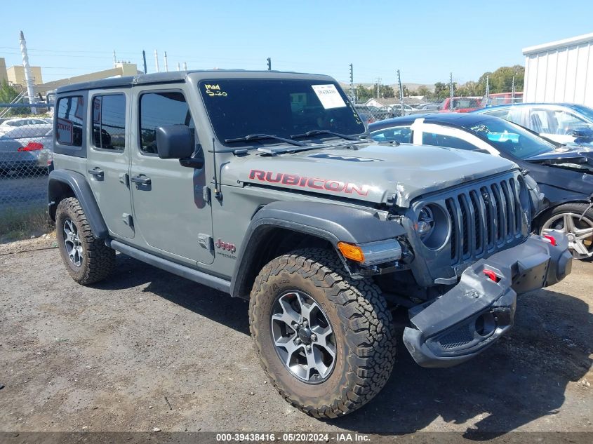 2021 Jeep Wrangler Unlimited Rubicon 4X4 VIN: 1C4HJXFG8MW597513 Lot: 39438416