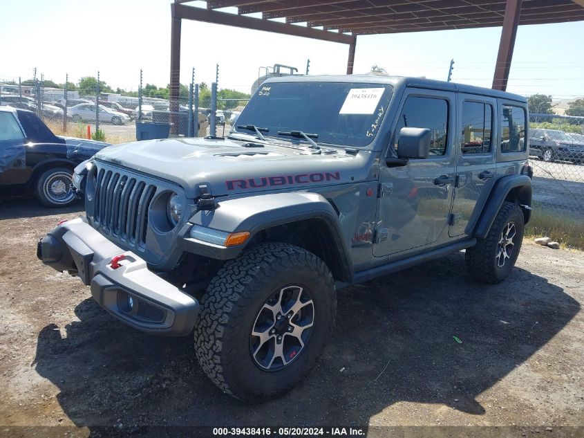 2021 Jeep Wrangler Unlimited Rubicon 4X4 VIN: 1C4HJXFG8MW597513 Lot: 39438416