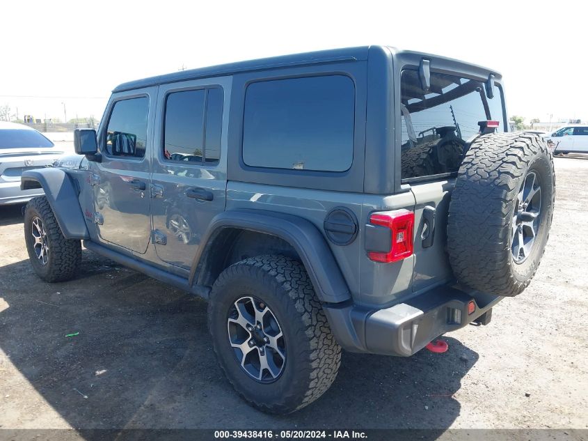 2021 Jeep Wrangler Unlimited Rubicon 4X4 VIN: 1C4HJXFG8MW597513 Lot: 39438416