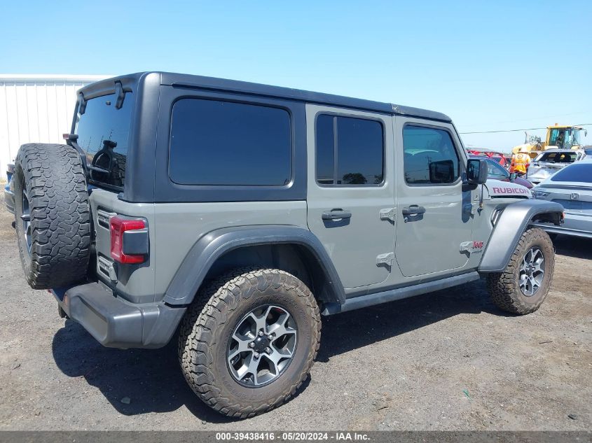 2021 Jeep Wrangler Unlimited Rubicon 4X4 VIN: 1C4HJXFG8MW597513 Lot: 39438416