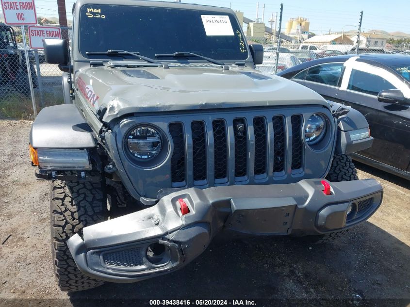 2021 Jeep Wrangler Unlimited Rubicon 4X4 VIN: 1C4HJXFG8MW597513 Lot: 39438416