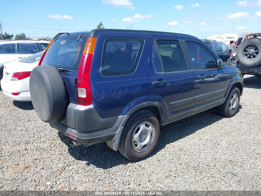 2002 Honda Cr-V Lx VIN: JHLRD68412C017268 Lot: 39438424