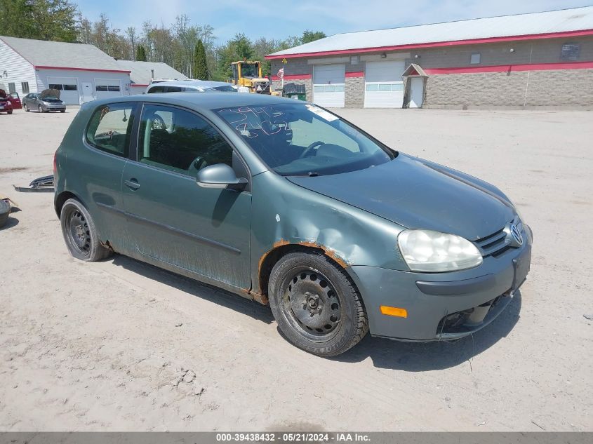 2007 Volkswagen Rabbit 2-Door VIN: WVWAS71K37W088654 Lot: 39438432