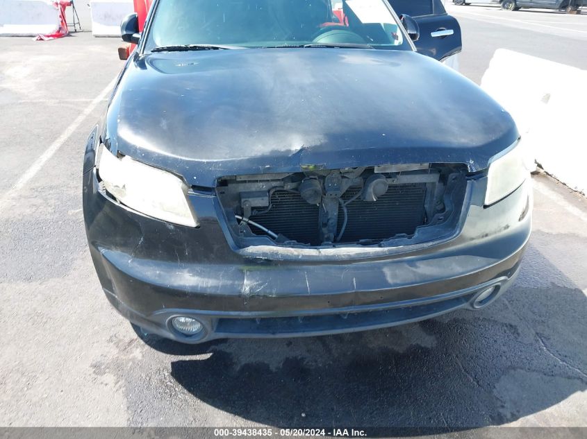 2005 Infiniti Fx35 VIN: JNRAS08U25X110083 Lot: 39438435