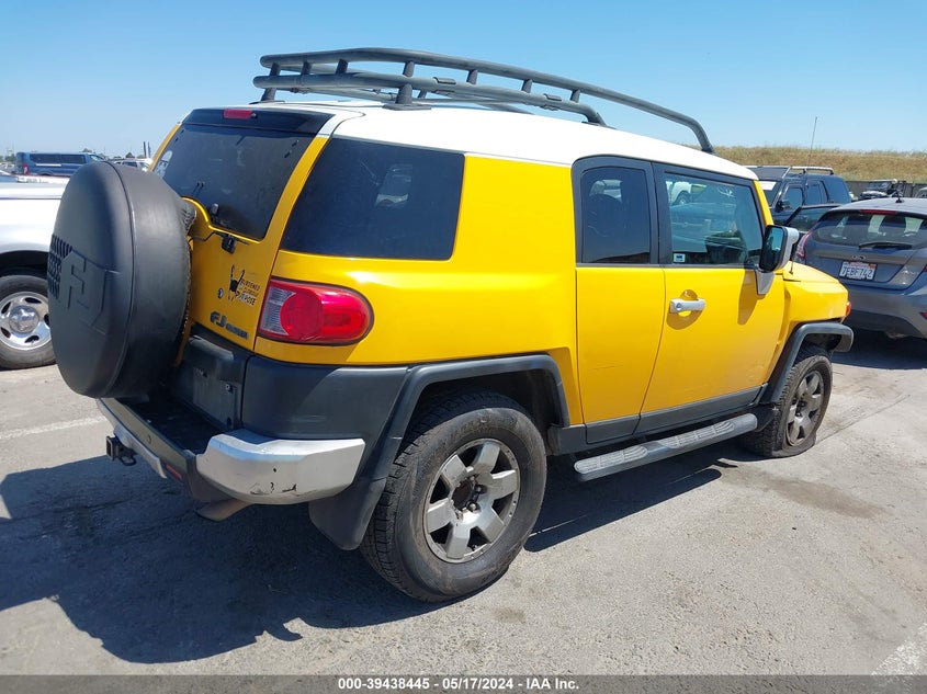 2007 Toyota Fj Cruiser VIN: JTEBU11F770064239 Lot: 39438445
