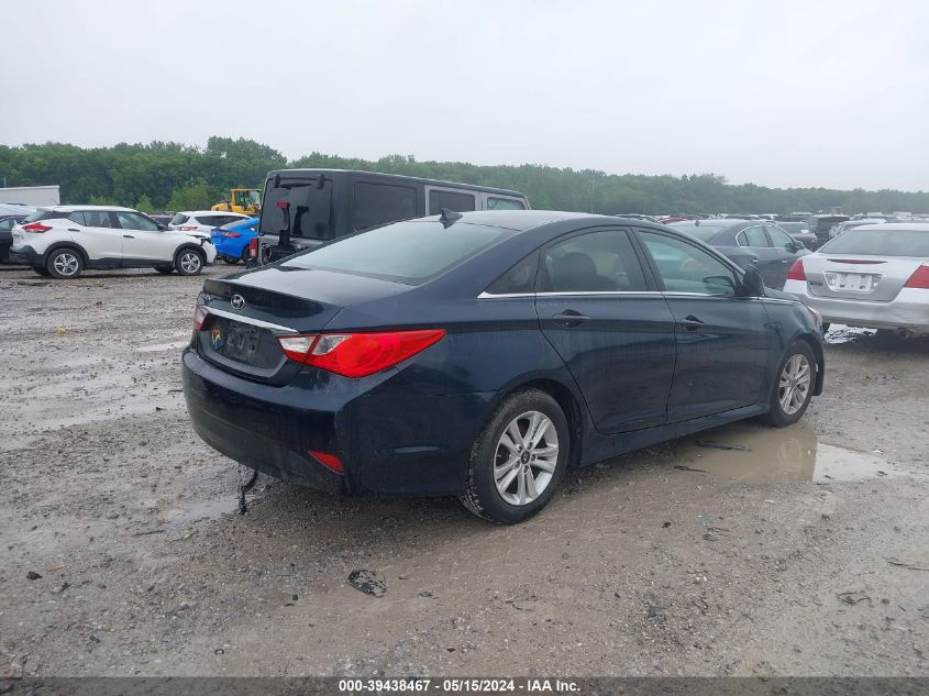 2014 Hyundai Sonata Gls VIN: 5NPEB4AC0EH834490 Lot: 39438467