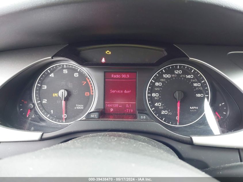 2012 Audi A4 2.0T Premium VIN: WAUEFAFL4CN004827 Lot: 39438470