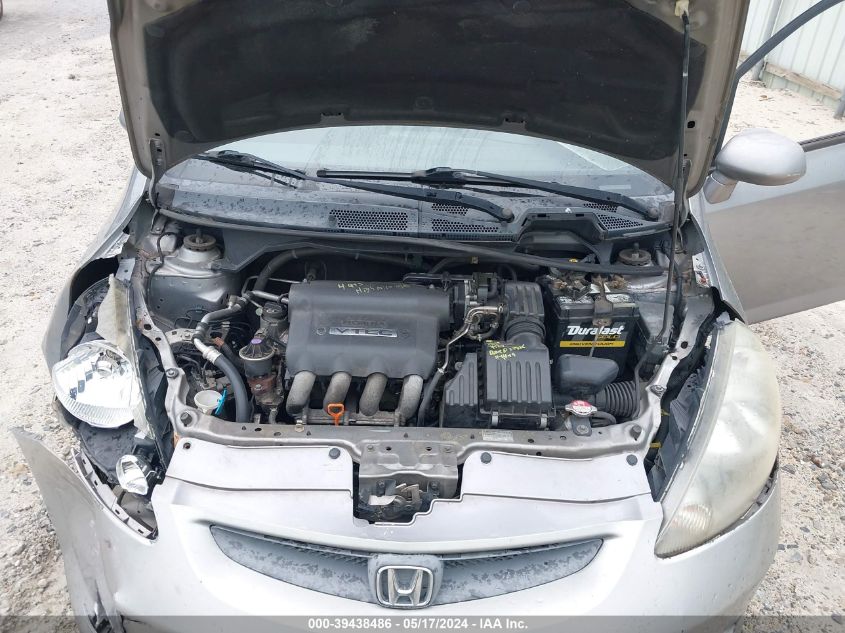 2007 Honda Fit Sport VIN: JHMGD38667S049536 Lot: 39438486