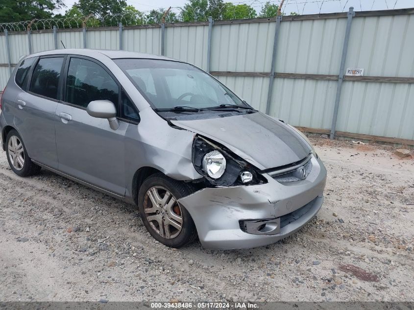 2007 Honda Fit Sport VIN: JHMGD38667S049536 Lot: 39438486