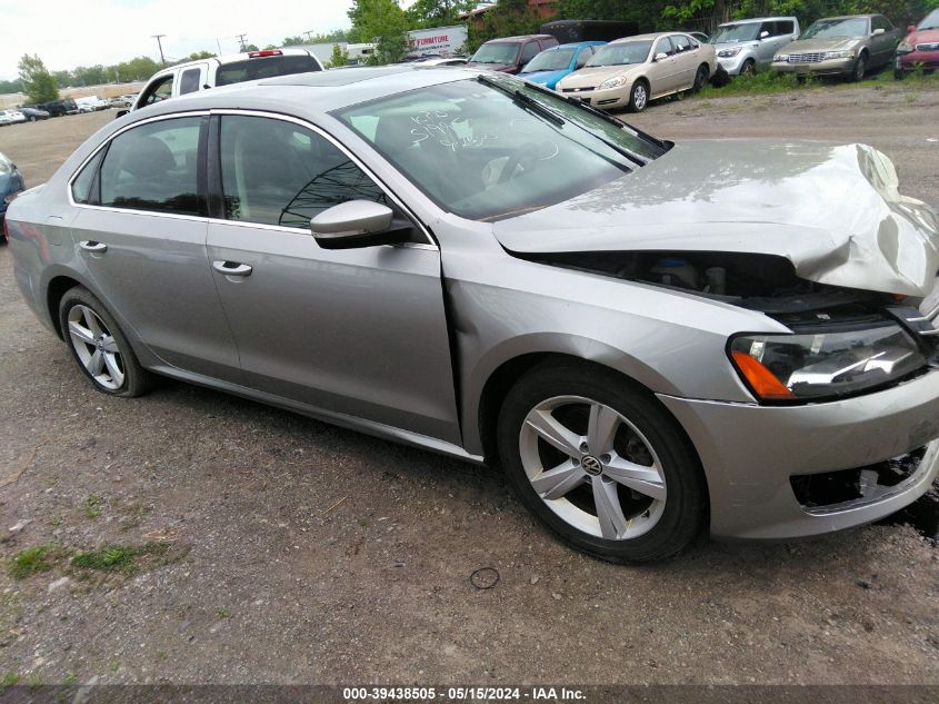 2013 Volkswagen Passat 2.5L Se VIN: 1VWBP7A34DC040458 Lot: 39438505