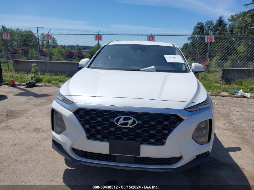 2019 Hyundai Santa Fe Se VIN: 5NMS2CAD9KH110781 Lot: 39438512