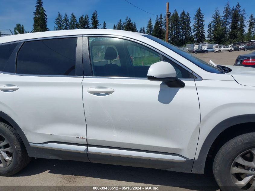 2019 Hyundai Santa Fe Se VIN: 5NMS2CAD9KH110781 Lot: 39438512