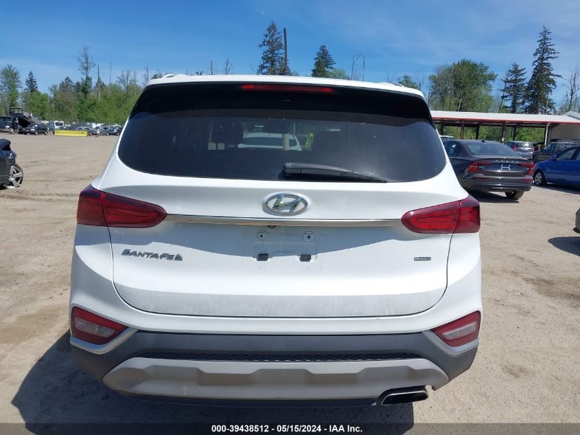 2019 Hyundai Santa Fe Se VIN: 5NMS2CAD9KH110781 Lot: 39438512