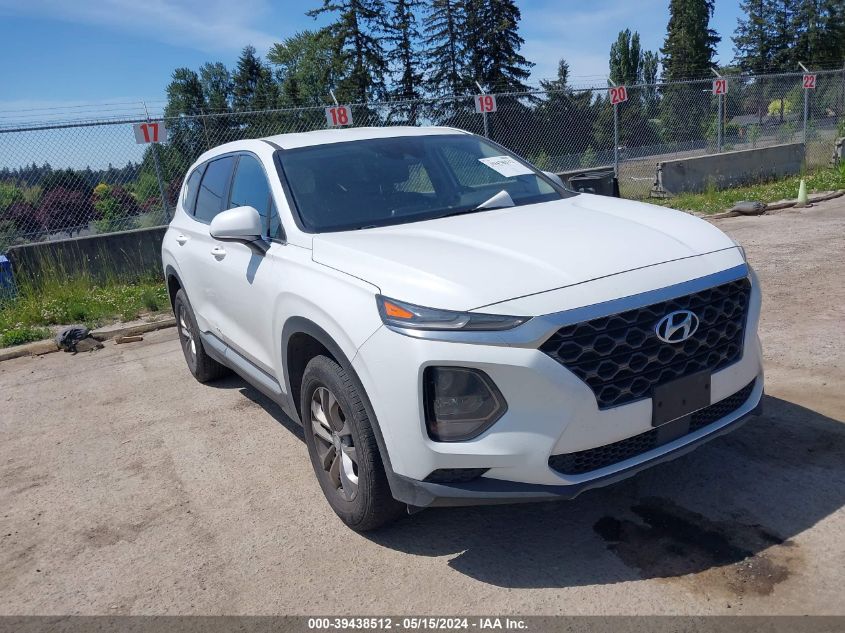 2019 Hyundai Santa Fe Se VIN: 5NMS2CAD9KH110781 Lot: 39438512