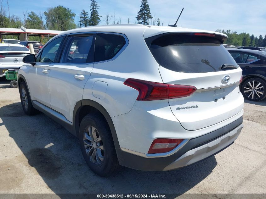 2019 Hyundai Santa Fe Se VIN: 5NMS2CAD9KH110781 Lot: 39438512