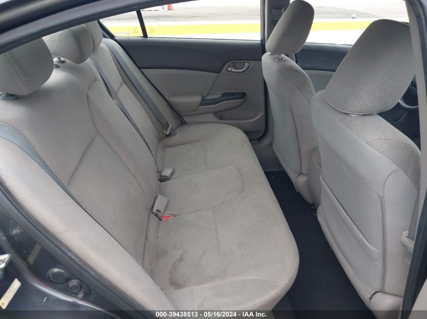 2012 Honda Civic Lx VIN: 2HGFB2F55CH549052 Lot: 39438513