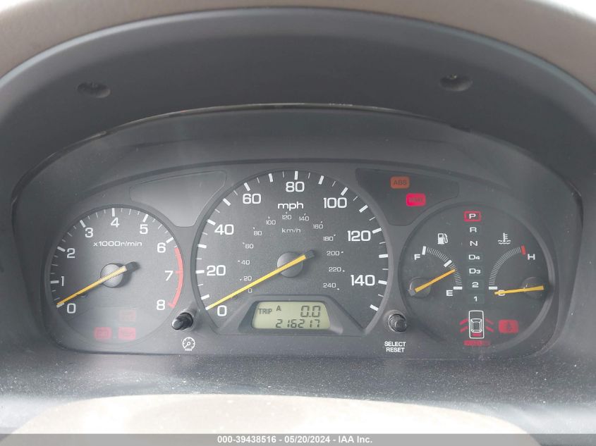 1999 Honda Accord Ex V6 VIN: 1HGCG1655XA034801 Lot: 39438516