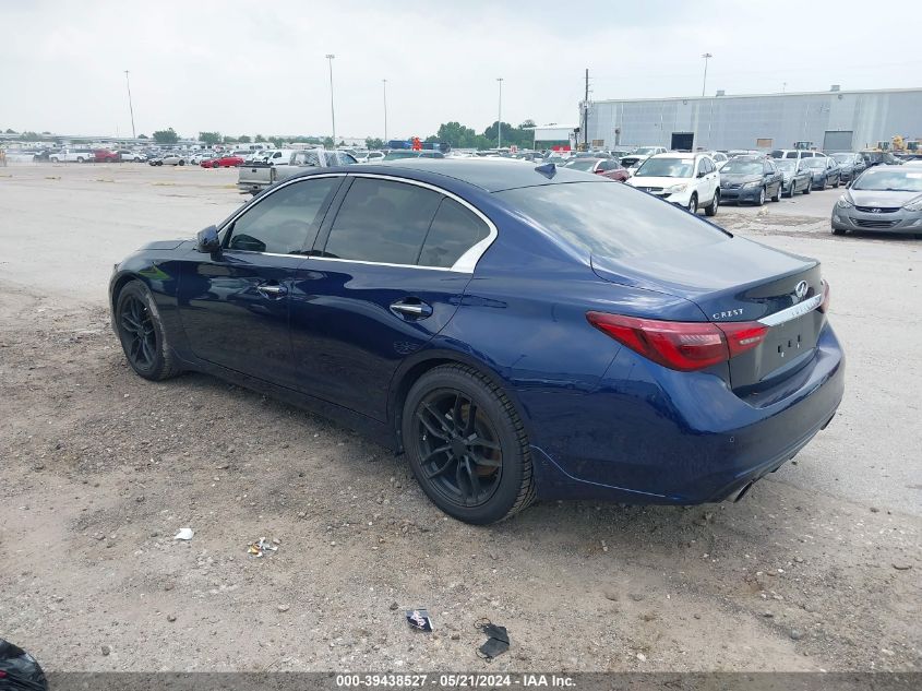 2022 Infiniti Q50 Luxe VIN: JN1EV7BP8NM310815 Lot: 39438527