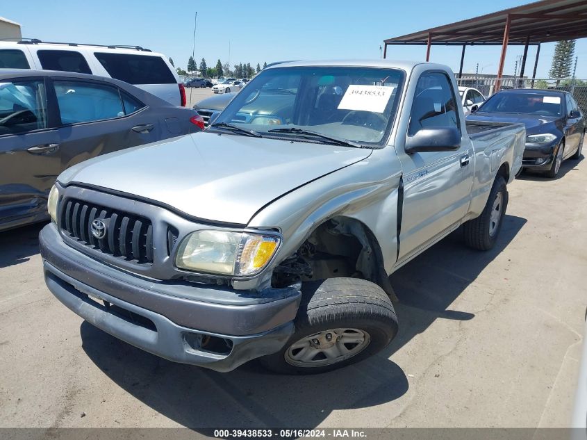 2003 Toyota Tacoma VIN: 5TENL42N03Z158484 Lot: 39438533