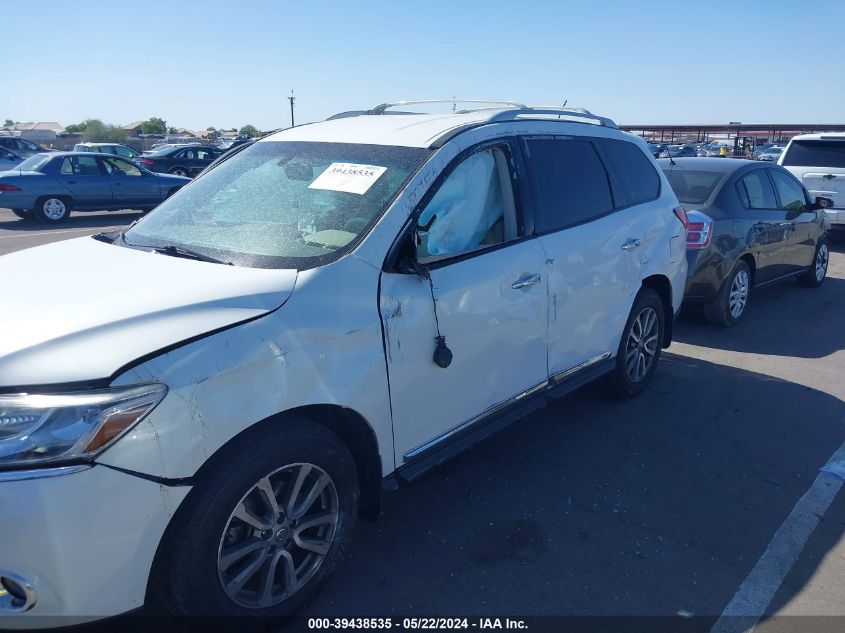 2013 Nissan Pathfinder Sl VIN: 5N1AR2MN7DC681690 Lot: 39438535