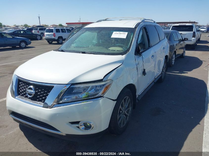 2013 Nissan Pathfinder Sl VIN: 5N1AR2MN7DC681690 Lot: 39438535