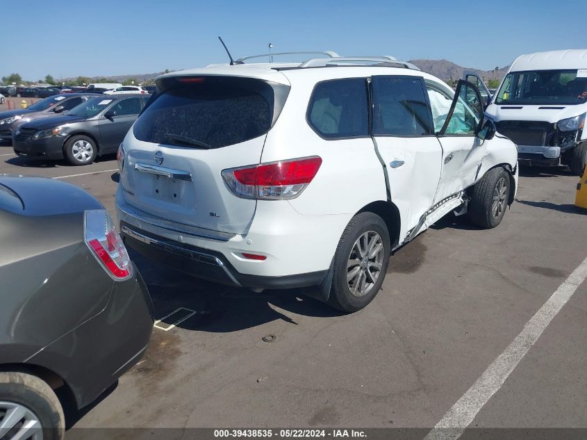 2013 Nissan Pathfinder Sl VIN: 5N1AR2MN7DC681690 Lot: 39438535