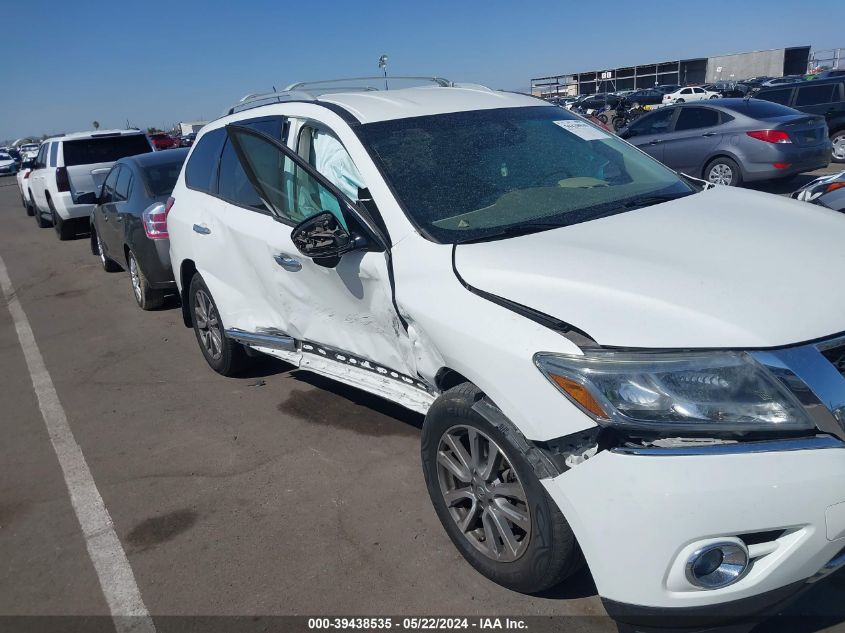 2013 Nissan Pathfinder Sl VIN: 5N1AR2MN7DC681690 Lot: 39438535