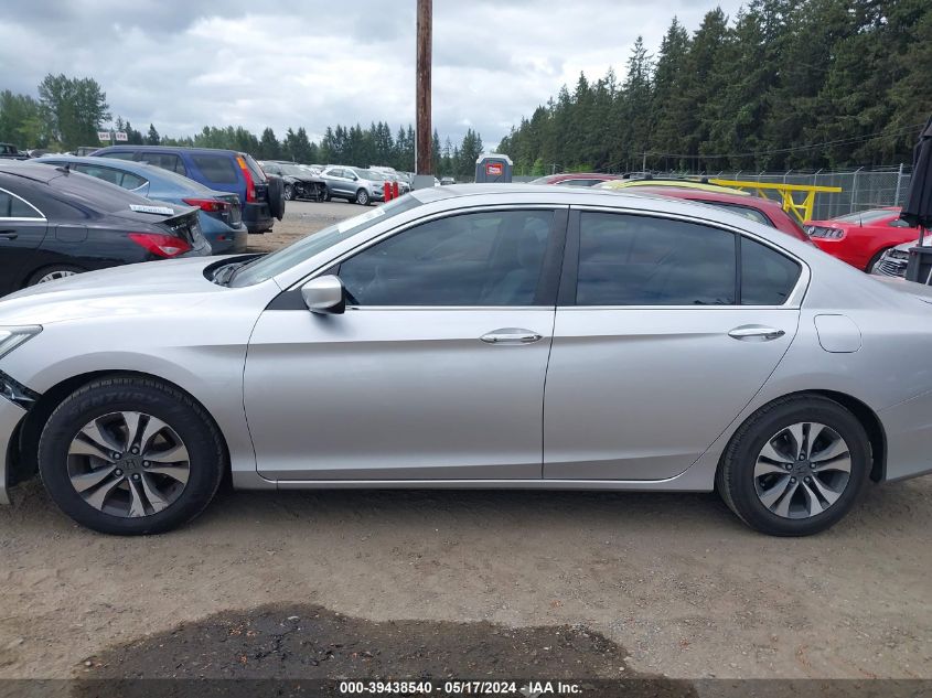 2013 Honda Accord Lx VIN: 1HGCR2F38DA019882 Lot: 39438540