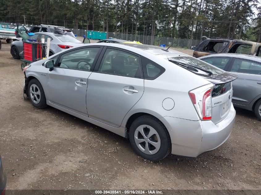 2014 Toyota Prius Three VIN: JTDKN3DU1E1785865 Lot: 39438541