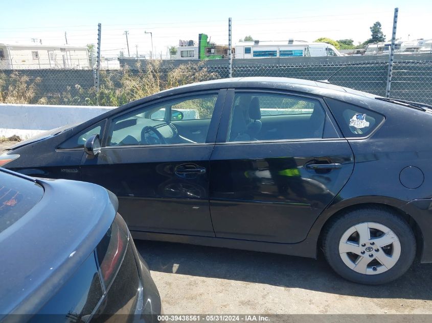 2011 Toyota Prius Three VIN: JTDKN3DU8B1429988 Lot: 39438561