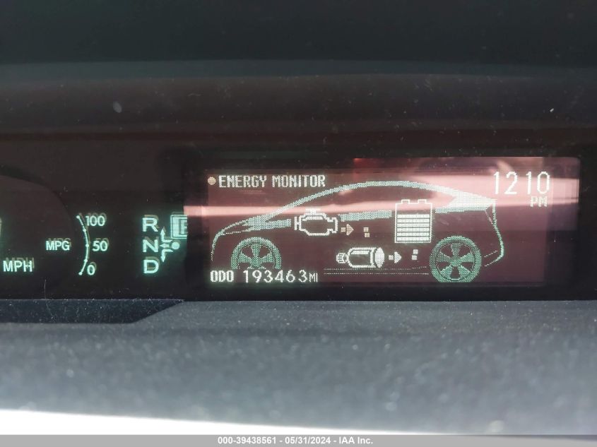 2011 Toyota Prius Three VIN: JTDKN3DU8B1429988 Lot: 39438561